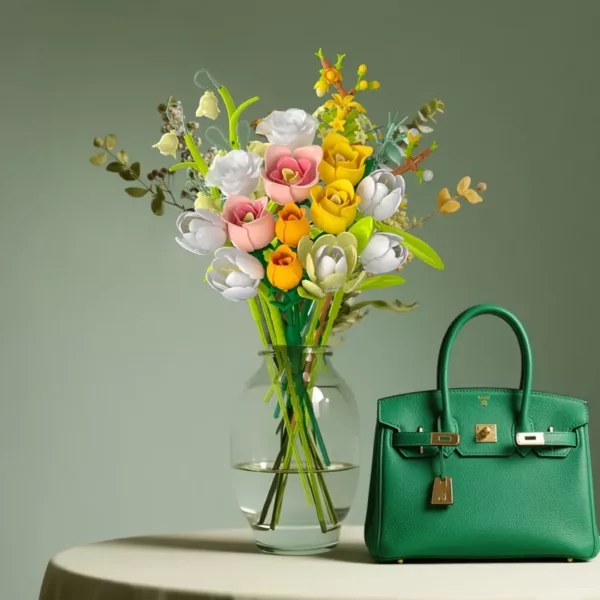 Lego bouquet de fleurs orientales luxueuses – Image 4