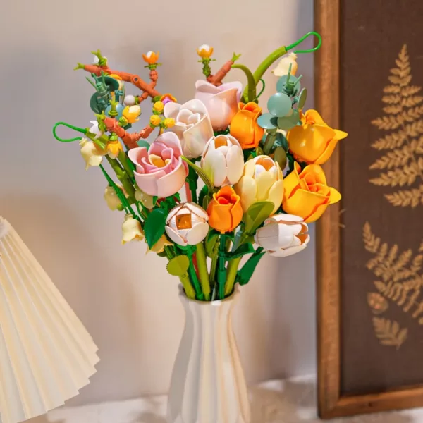 Lego bouquet de fleurs orientales luxueuses – Image 2
