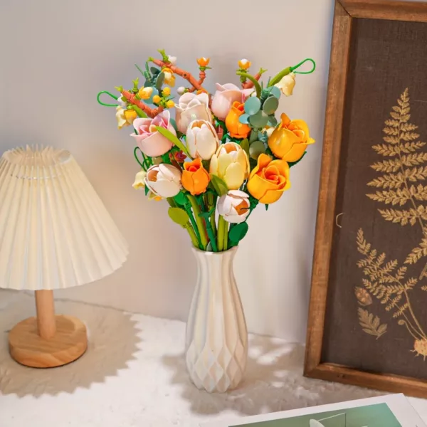 Lego bouquet de fleurs orientales luxueuses – Image 6