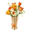Lego bouquet de fleurs roses automne