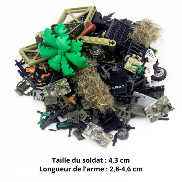 Lego militaire base tactique 260 pièces – Jeu de construction stratégique pour missions réalistes et aventures de combat – Image 3
