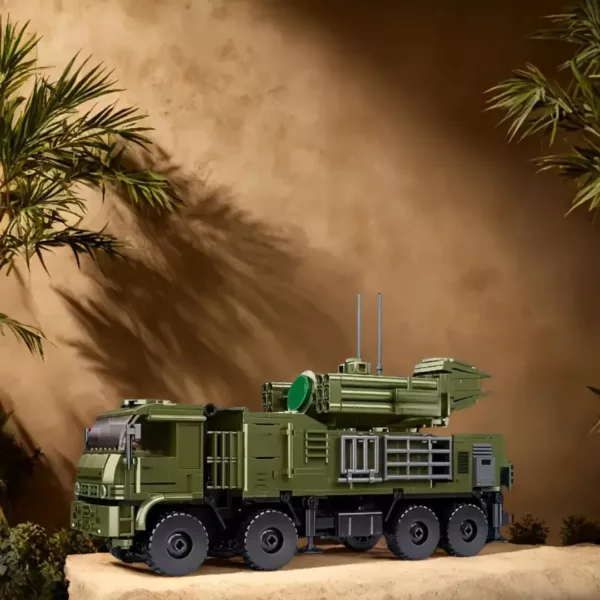 Lego militaire camion défense aérienne – Jeu de construction stratégique pour missions de combat réalistes – Image 2