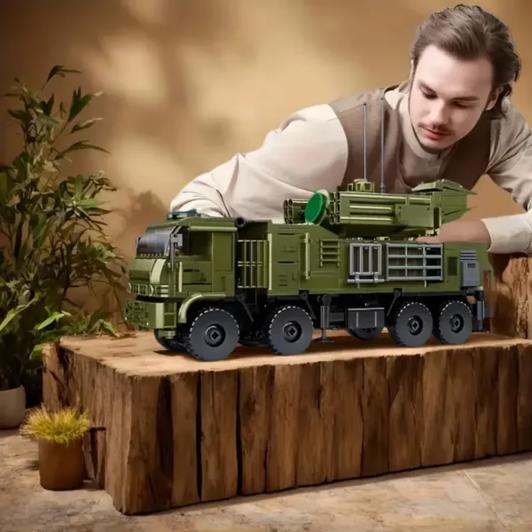 Lego militaire camion défense aérienne – Jeu de construction stratégique pour missions de combat réalistes – Image 6
