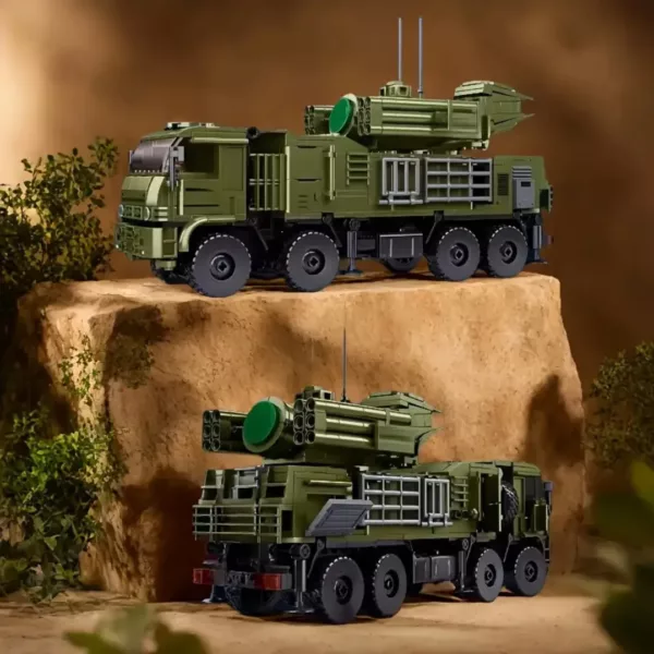 Lego militaire camion défense aérienne – Jeu de construction stratégique pour missions de combat réalistes – Image 5