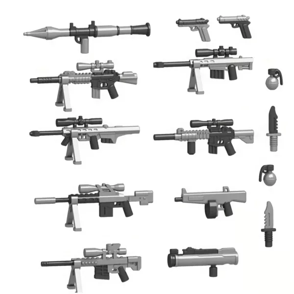 Lego militaire forces spéciales tactique – Set de combat réaliste pour missions intenses – Cadeau idéal passion armée enfants/adultes – Image 4