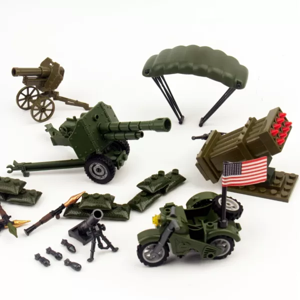 Lego militaire guerre mondiale 300 pièces – Jeu de construction réaliste pour fans d’histoire et aventure stratégique – Image 5