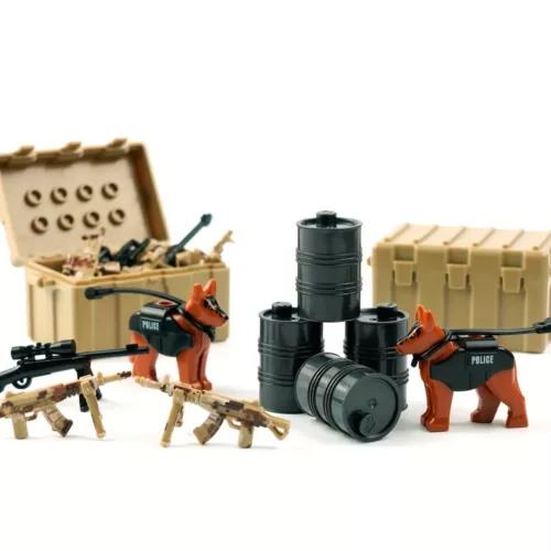 Lego militaire pack complet armement – Accessoires réalistes pour recréer des batailles épiques – Cadeau idéal fans de Lego militaires