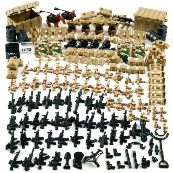 Lego militaire pack complet armement – Accessoires réalistes pour recréer des batailles épiques – Cadeau idéal fans de Lego militaires – Image 5