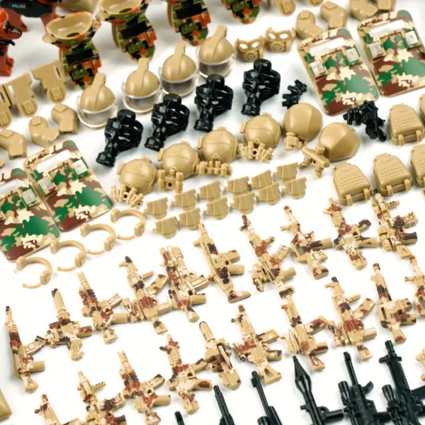 Lego militaire pack complet armement – Accessoires réalistes pour recréer des batailles épiques – Cadeau idéal fans de Lego militaires – Image 2