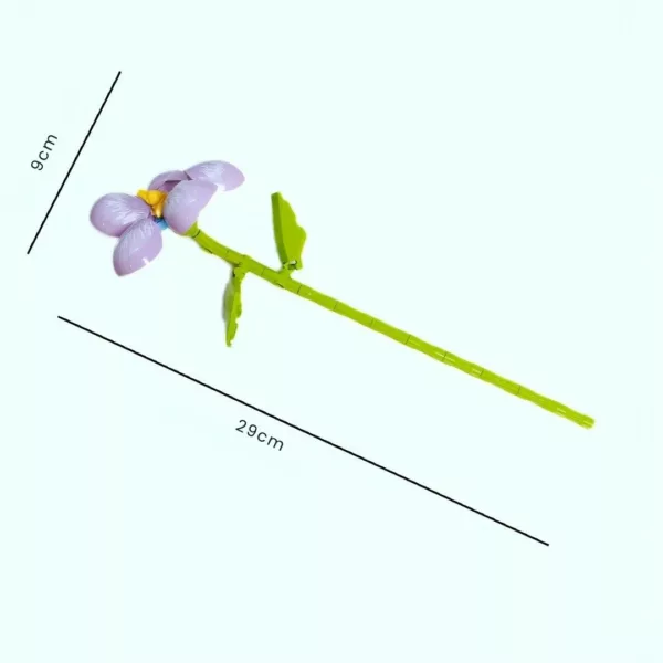 Lego orchidée pétales arrondis style original – Image 7