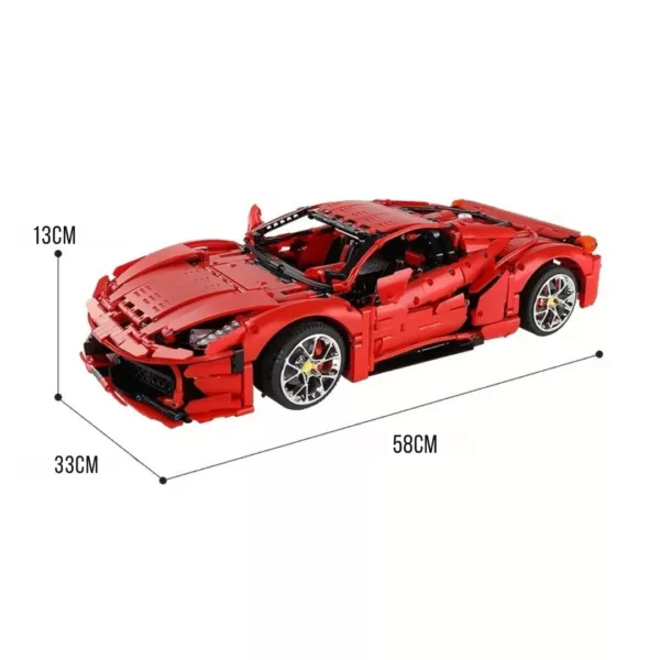 Lego technic voiture Ferrari Daytona rouge – Image 3