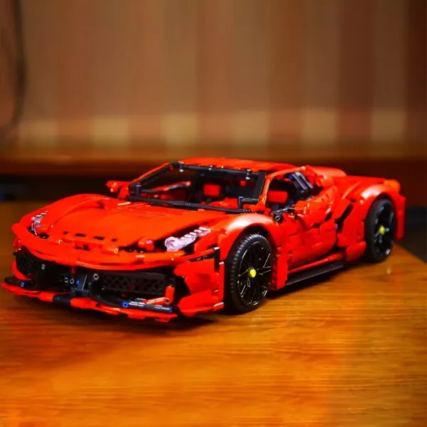 Lego technic voiture Ferrari Daytona rouge – Image 6