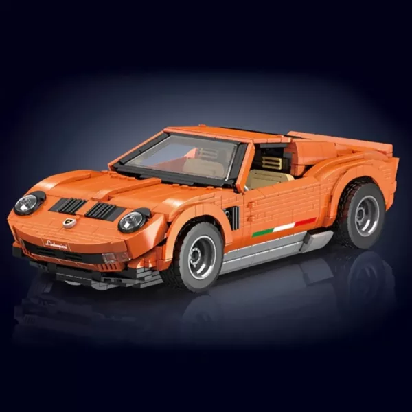 Lego technic voiture Lamborghini Countach orange – Image 4