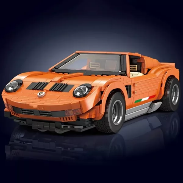 Lego technic voiture Lamborghini Countach orange – Image 5