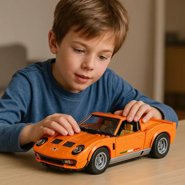 Lego technic voiture Lamborghini Countach orange – Image 2