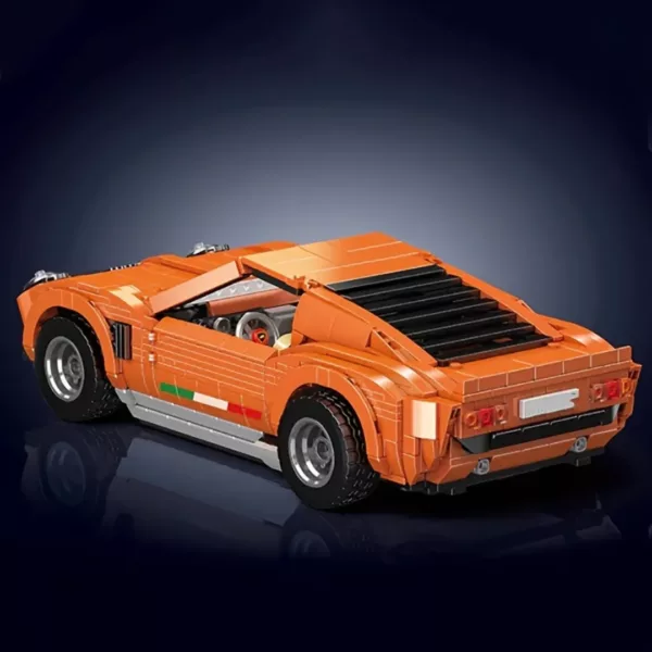 Lego technic voiture Lamborghini Countach orange – Image 7