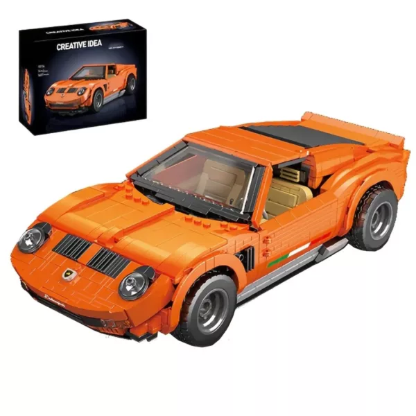 Lego technic voiture Lamborghini Countach orange