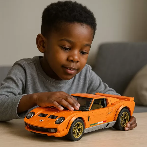 Lego technic voiture Lamborghini Countach orange – Image 6