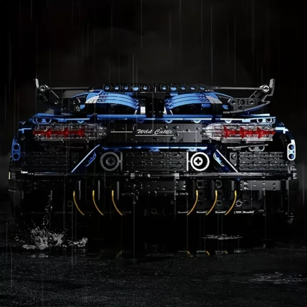 Lego technic voiture Lamborghini Sian bleue – Image 8