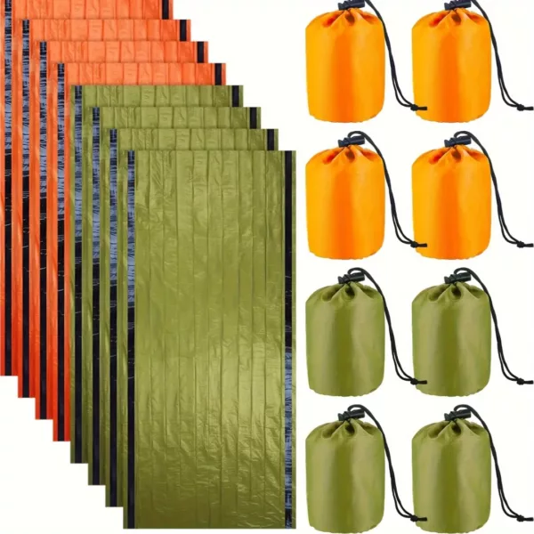 Lot de sacs de couchage survie