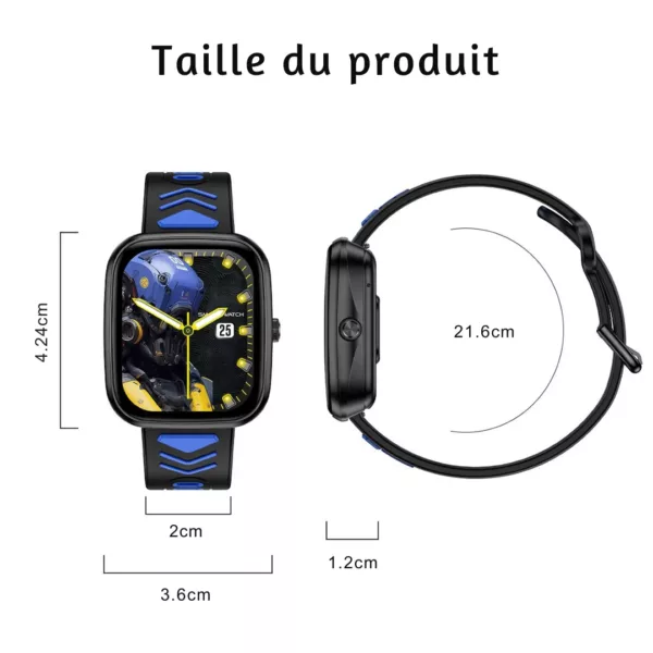 Montre connectée enfant sport sédentaire – Suivi d’activité ludique, anti-sédentarité et motivation fitness enfant – Image 3
