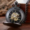 Montre à gousset double face vintage – Élégance rétro pour un style intemporel – Cadeau chic et original