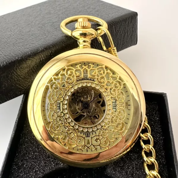 Montre à gousset mécanique à clé – Image 2