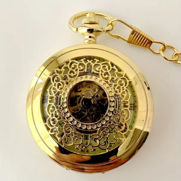 Montre à gousset mécanique à clé – Image 6