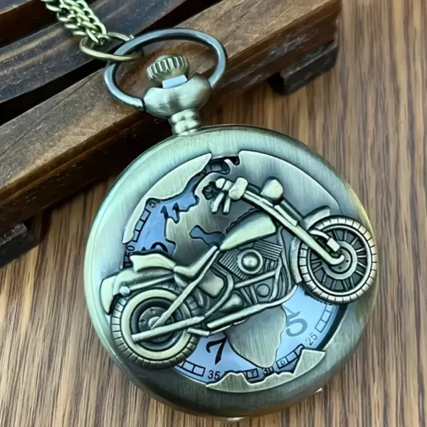Montre à gousset moto vintage – Image 2