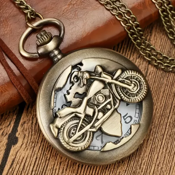 Montre à gousset moto vintage – Image 7
