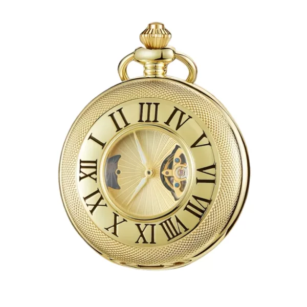 Montre à gousset soleil lune étoile – Élégance vintage astrale pour un style unique et intemporel – Image 7