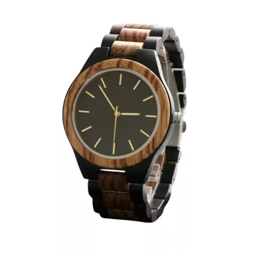 Montre bois homme cadran sobre – Élégance naturelle et style épuré pour un look raffiné au quotidien