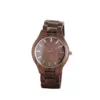 Montre bois homme cadran uni