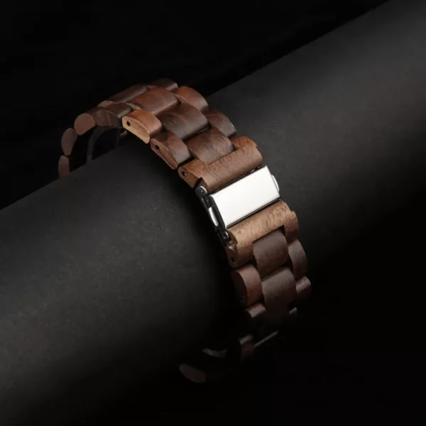 Montre bois homme cadran uni – Image 6