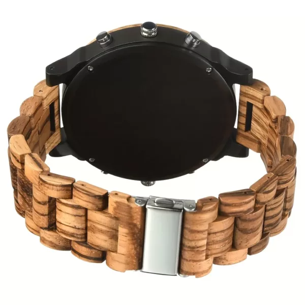 Montre bois homme multi-cadrans – Image 6