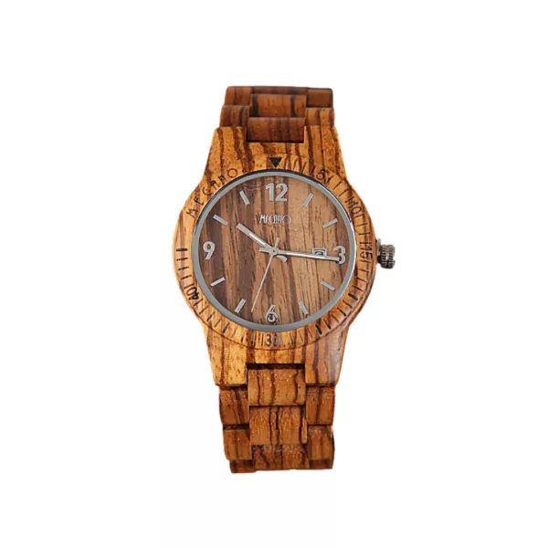 Montre bois homme quartz naturel – Élégance écologique et style raffiné au poignet – Idée cadeau chic et durable