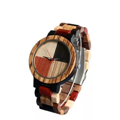 Montre bois homme style bohème – Élégance naturelle et look vintage pour un style unique au quotidien