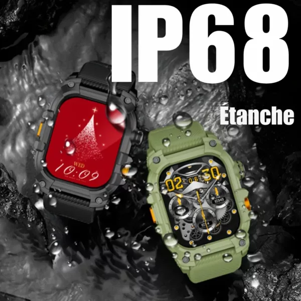 Montre connectée enfant écran complet – GPS localisé, appels SOS, sécurité et fun au poignet – Image 4