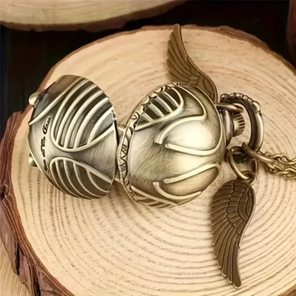 Montre de poche gousset ailes vintage – Élégance rétro intemporelle pour un style unique et raffiné – Image 5