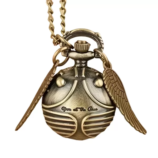 Montre de poche gousset ailes vintage – Élégance rétro intemporelle pour un style unique et raffiné