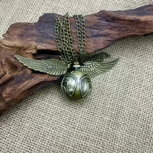 Montre de poche gousset ailes vintage – Élégance rétro intemporelle pour un style unique et raffiné – Image 4