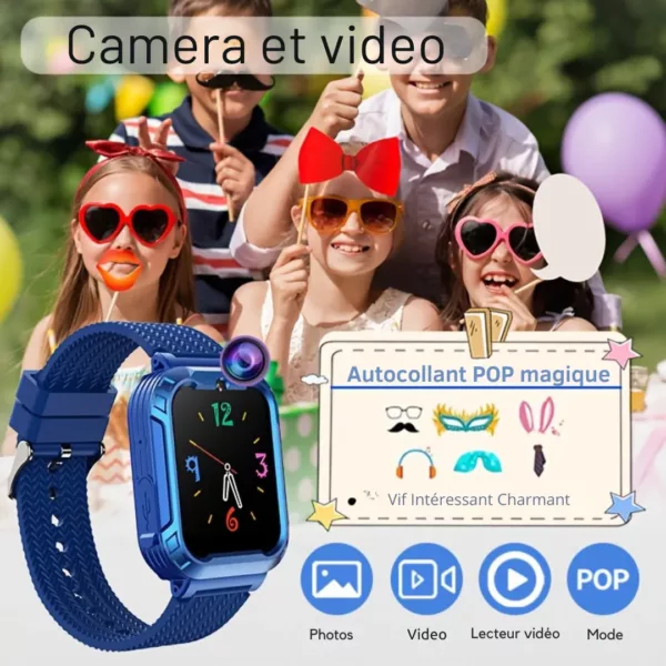 Montre éducative enfant caméra musique – Apprentissage ludique, photos, jeux et chansons intégrés – Image 6