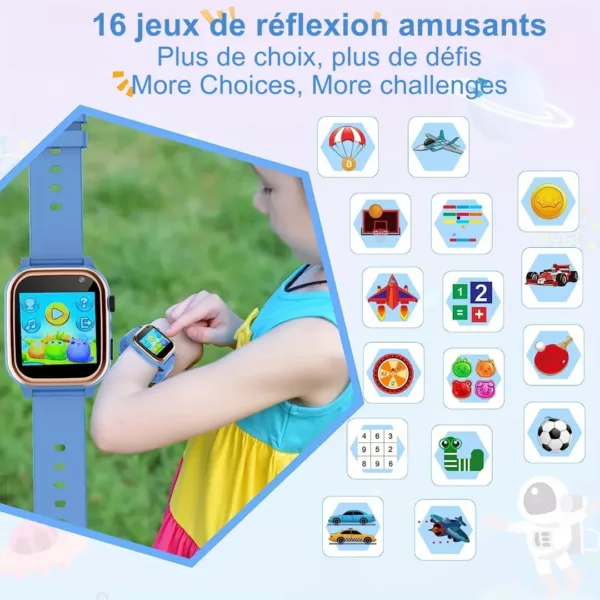 Montre enfant éducative LED étanche – Apprentissage ludique de l’heure – Résistante à l’eau et lumineuse – Image 5