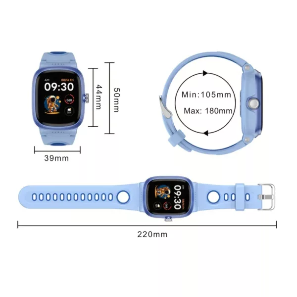 Montre enfant étanche tactile éducative – Apprentissage ludique, résistante à l'eau, écran interactif intelligent – Image 3
