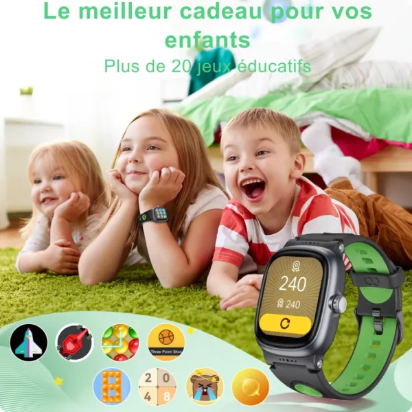 Montre enfant étanche tactile éducative – Apprentissage ludique, résistante à l'eau, écran interactif intelligent – Image 7