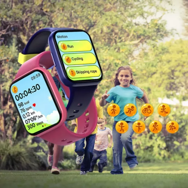 Montre intelligente enfant suivi activité – GPS, appels, sécurité et motivation sport au quotidien – Image 5