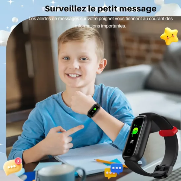 Bracelet connecté enfant sport intelligent – Image 9