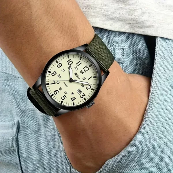 Montre militaire américaine quartz sport – Ultra résistante, design tactique, idéale aventure et plein air – Image 8