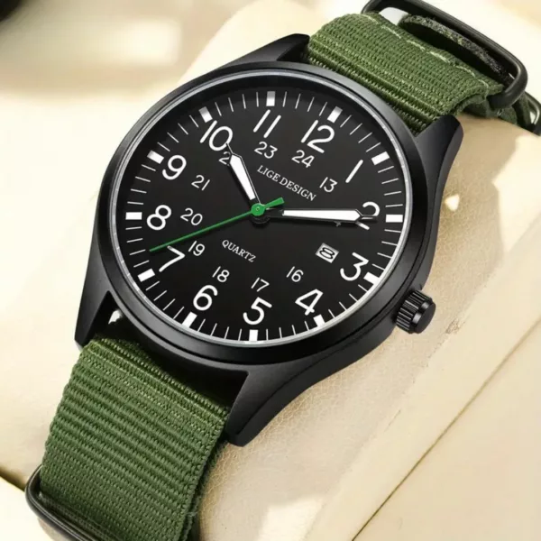 Montre militaire américaine vintage quartz – Style rétro robuste, précision quartz pour un look aventurier assuré