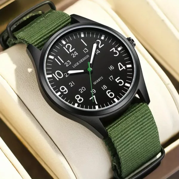 Montre militaire américaine vintage quartz – Style rétro robuste, précision quartz pour un look aventurier assuré – Image 2